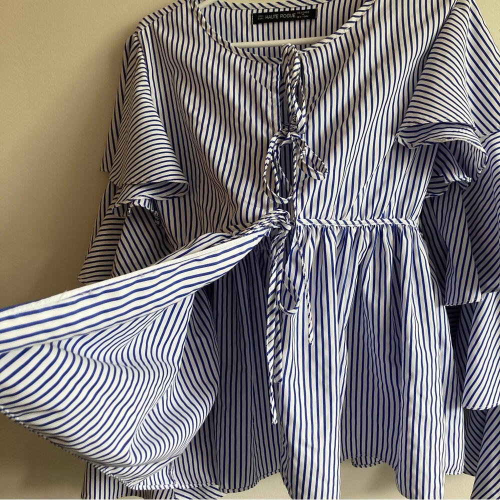 HAUTE ROGUE ruffled blouse - Picture 4 of 13